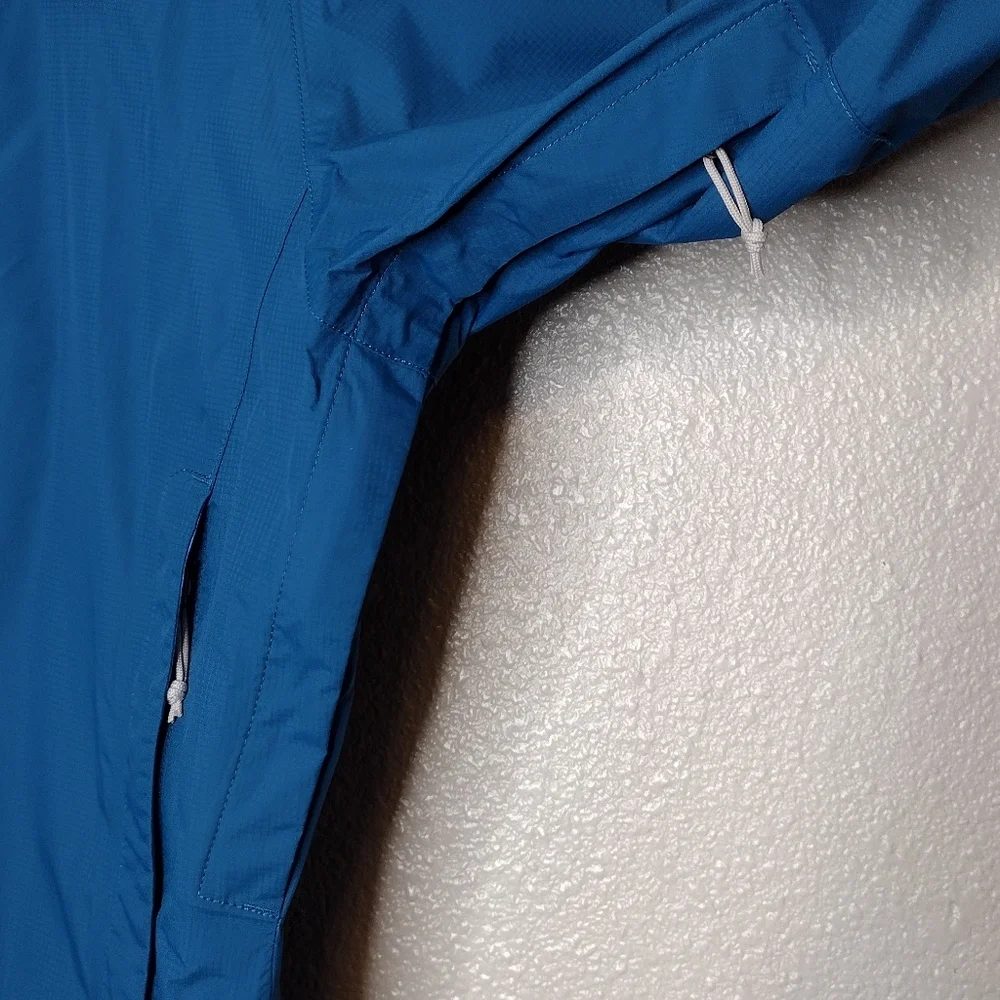 The North Face HyVent DT Nylon Blue Full-Zip Rain Windbreaker Jacket Sz L - Picture 8 of 16